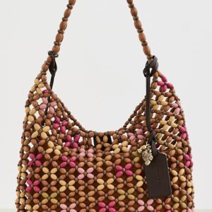 Coach Wooden Beaded Brooklyn Shoulder Bag 28