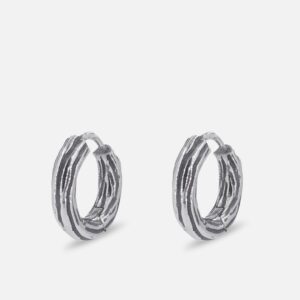 Woody Hoop Earrings