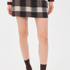 Theory Wool Blend Mini Skirt