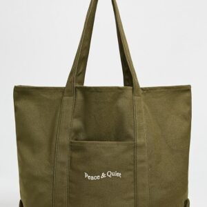 Museum of Peace and Quiet Wordmark Boat Tote