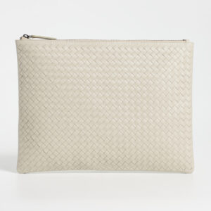 Woven Leather Pouch