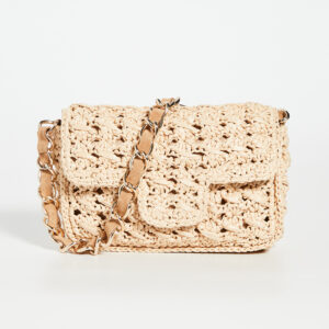 Caterina Bertini Woven Shoulder Bag