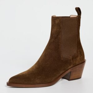 Gianvito Rossi Wylie Camoscio Stivale Booties