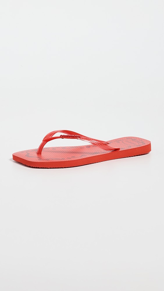 Havaianas X Devil Wears Prada Slim Square Flip Flops