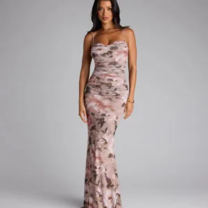 Windsor Yvette Floral Mermaid Formal Dress Yvette Floral Mermaid Formal Dress
