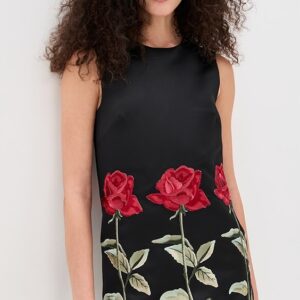 Leo Lin Yvonne Embroidered Mini Dress