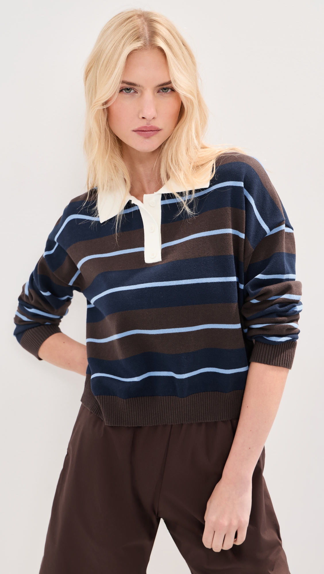 LE BOP Zadie Cropped Polo