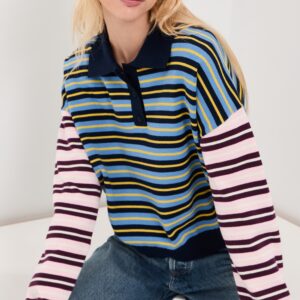 LE BOP Zadie Cropped Polo