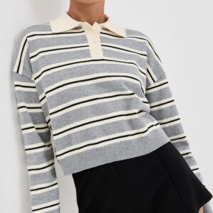 Zadie Cropped Polo