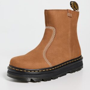 Dr. Martens Zebzag Rigger Slip On Nubuck Boots