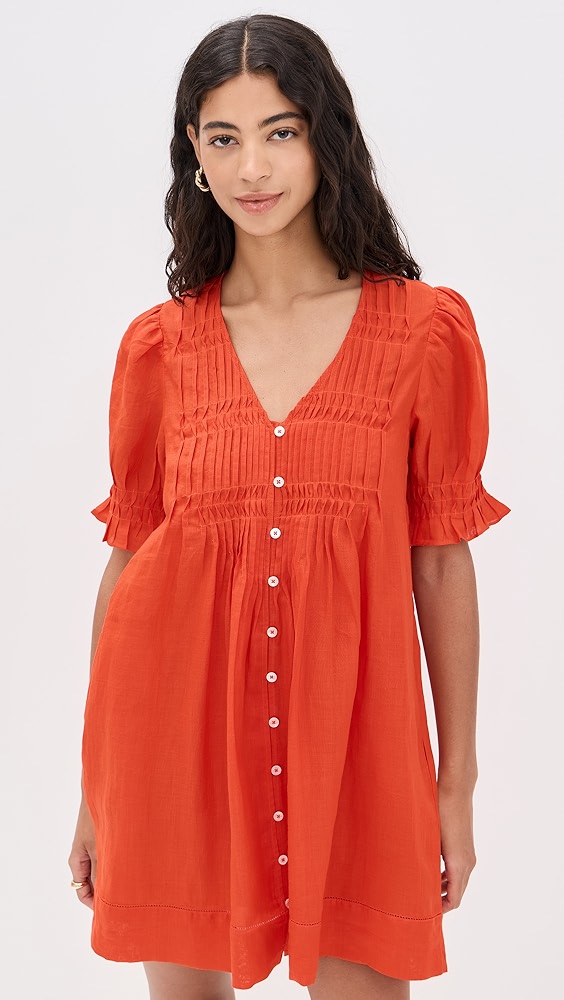 Sea Zora Solid Button Down Dress