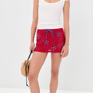 STAUD Zya Mini Skirt